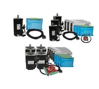 Moteur pas à pas Nema34 à boucle fermée, 4,5 nm, 8,5 nm, 12nm, pilote hybride HBS860H, alimentation 400w 60v, carte contrôleur, 1 pièce(12,1 axis)