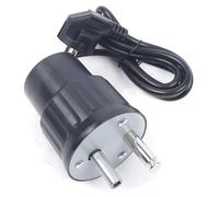 Moteur pour broche à barbecue - Moteur pour broche de grill - Tension 220 V - Capacité de charge 5 kg - Cordon d'alimentation 1,5 m - Pour barbecue d'extérieur/rôtissage de viande - Noir