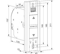 Moteur pour volet roulant encastré