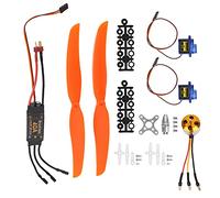 Moteur sans balais A2212 1000KV avec régulateur de vitesse électronique 40A, microservo 9G SG90 et hélice 1060 pour avion RC, kit de composants légers en ABS pour une installation