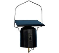 Moteur Solaire Rotatif pour décoration Suspendue, avec Interrupteur on/Off et Crochet métallique, sans coût d'électricité supplémentaire, 6,5 x 6,5 x 11 cm, pour Mobile, Carillon éolien