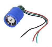 Moteur turbo sans balais 130 000 tr/min 12 V CC - Souffleur haute performance pour souffleur à feuilles et Air Duster, alliage de zinc avec bobine en cuivre (12 V 9 W + plaque)