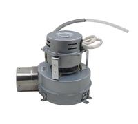 Moteur ventilateur centrifuge 220v avec clapet anti retour air moteur extracteur radial poele granulés four chaudiere