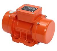 Moteur vibrant pour le béton - Moteur triphasé - 180 W - Indice de protection IP65 (étanche) - Boîtier en aluminium - Pour le béton et l'exploitation minière - Orange/noir