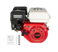 Moteurs 4 Temps Moteur À Essence 1 Cylindre Refroidissement Par Air 7,5 CV De Kart Rotavator Nettoyeur Haute Pression Performances Puissantes