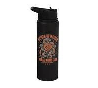 Mother of Mayhem Feral Moms Club Member Stainless Steel Insulated Water Bottle