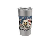 Motif aigle patriotique du 4 juillet Gobelet isotherme en acier inoxydable double paroi