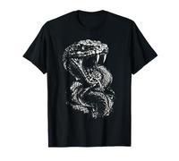 Motif Serpent en Spirale Style Tatouage Vintage T-Shirt