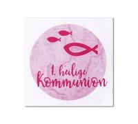 Motifs Cire Watercolor - Sainte Communion, Rosé, 6,7x6,7cm, 1 Pce.