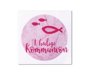 Motifs Cire Watercolor - Sainte Communion, Rosé, 6,7x6,7cm, 1 Pce.