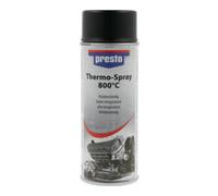 Motip Dupli PRESTO Spray de peinture thermo-résistante Profi 800°C noir 400 ml Quantité:6