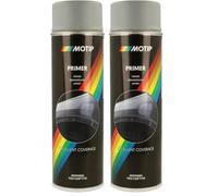 Motip Vaporisateur Apprêt En Spray - 500 ml - Gris (Lot de 2)
