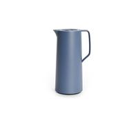 Emsa Pichet isotherme Motiva 1 L – bouchon à vis, Quick Press, verre, chaud 12h/froid 24h, bleu