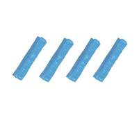 MotiveTech 4 Pièces Protection Sangle avec Bande Auto-Agrippante Confortable Housse Sangle Masque Réutilisable Fourreau pour Sommeil, Bleu
