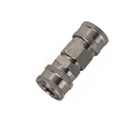 MotiveTech Adaptateur de Tuyau de Lavage Auto Raccord Rapide Réducteur 3/8 à 1/4 pour Liaison entre Nettoyeur Tuyau Lance, Adaptateur 3/8" Grande Femelle Vers 3/8" Grande Femelle Acier Inoxydable