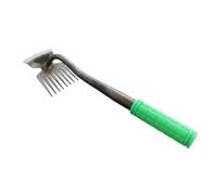 MotiveTech Bineuse à Mauvaises Herbes Outil Désherbeur Fourche Houe Manuel Jardin Outil de Sarclage Acier Manganèse Résistant Tête Double Prise Confort Convient, Binette 8 Dents
