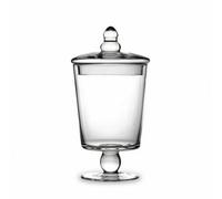 MotiveTech Bonbonnière avec Couvercle sur Pied Récipient En Verre avec Couvercle Facile à Nettoyer Bonbonnière pour Candy Bar, Petite