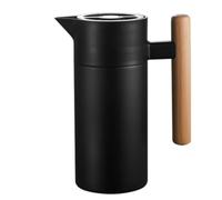 MotiveTech Carafe Thermique avec Poignée Moderne Pichet Isotherme Étanche Carafe Isotherme pour Maison, Noir