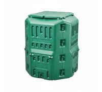 MotiveTech Composteur Extérieur Composteur Tonneau Broyage Bac Tambour Jardin Récipient PP Résistant aux Acides Conception Tambour Enfermée Réduit Désordre avec, 450L