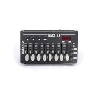 MotiveTech Console 512 48 Canaux En Métal Console 512 avec Faders Robuste Contrôleur pour Éclairagistes, Soirée, Contrôleur DMX-48