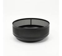 MotiveTech Corbeille à Fruits avec Design Quadrillé Épuré Corbeille à Fruits En Fer Robuste Présentoir pour Salon, Noir, 29 29 13cm