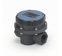 MotiveTech Débitmètre à Engrenages Électronique Débitmètre avec Écran Digital Numérique Compteur Débit pour Professionnels, Atelier, Compteur À Engrenages OGM Pps 6分【5-60L/Min】
