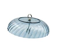MotiveTech Déflecteur pour Mangeoires Oiseaux Pare-Pluie PE Abri de Protection Universel Installation Rapide Couverture Suspendue Adapté Balcon Terrasse Extérieu, Bleu