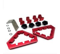MotiveTech Équerre d'Angle Ajustable Pince d'Angle Équerre Gabarit Système de Serrage à Molette et Échelle Graduée pour Alignement Exact des Panneaux Adaptée au Bricolage Menuiserie Atelier
