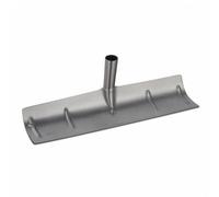 MotiveTech Farm Outil Agricole Râteau Tête Racloir en Acier Manganèse Trempé Monobloc Renforcé Courbé Résistant à l'usure Montage sur Manche Bois Adapté à Étable Grange Allée Nettoyage , 50 Cm