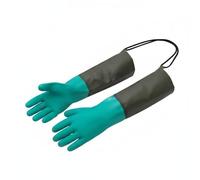 MotiveTech Manche Étanche Gants de Travail Gants Longs Gants Antidérapants Latex Doublé Imperméable Couverture Étendue du Bras pour, Gants De Protection Longs, Résistants À L Huile, Non Doublés