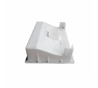 MotiveTech Moule à Bordure Béton Coffrage S pour Gabarit pour Bordures Uniformes Profilé Courbé Efficace Fabriqué en Plastique Réutilisable Utilisation Aménagements Publics, 50-35-14-7cm, S-type
