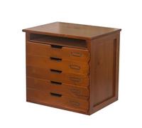 MotiveTech Organisateur de Bureau en Bois Organisateur Boîtes à Tiroirs Rangement Classeur Structure Stable en Bois Massif pour Trier Papiers et Notes Adapté aux