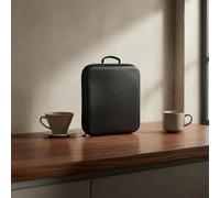 MotiveTech Outdoor Coffee Container Boîte de Café Rigide Étui Rangement Accessoires Pochette Portable Coque EVA Fermeture Éclair Poignée Poignée Pratique Adaptée aux Trajets Bureau Maison