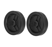 MotiveTech Paire de Roues de Compresseur d'air pour Un Déplacement Facile et Une Utilisation Pratique, 6 Pouces 16 Holes