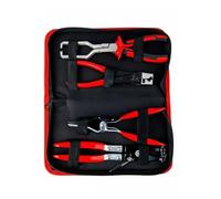 MotiveTech Pince à Colliers de Durite Coffret Outil Auto Pince pour Colliers de Tuyau Accessoire Garage Alliage Poignées Ergonomiques Boîtier Portatif, 4PCS Cloth PACK