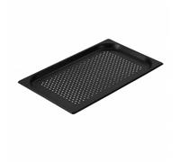 MotiveTech Plateau Four en Acier Inoxydable 304 Qualité Fond Perforé Bords Surélevés pour une Cuisson Uniforme un Ntoyage Facile, Hauteur 25mm