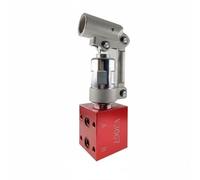 MotiveTech Pompe Hydraulique Manuelle Pompe à Pression Pompe à Main Actionneur Hydraulique Unité de Commande Format Réduit pour, Pompe Manuelle Avec Bloc De Valve À Plaque