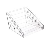MotiveTech Présentoir Acrylique Support de Rangement pour Figurines Jouets Miniatures Objets de Collection Organisateur Échelonné Transparent Usage sur Bureau Ma, 7 niveaux