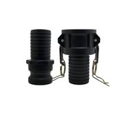 MotiveTech Raccord Rapide Quick Connect Coupling Connecteur Tuyau Coupleur à Came et Rainure avec Bras Verrouillables en Plastique et Fer pour Raccord sans Outil