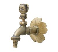 MotiveTech Robin Faça Antique en Cuivre Soli Détails Gravés Raccord pour Arrosage Plantes Fleurs, Amical