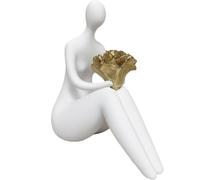 MotiveTech Sculpture Personnage Abstrait Sign Sculpture Épuré Artistique Statue Femme pour Salon, Bureau, Étagère