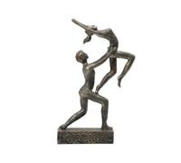 MotiveTech Statuette Gymnaste Artistique Figurine en Résine Morne Statuette Décorative pour Salon, Bureau, Entrée