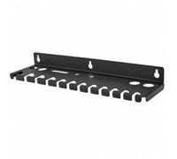 MotiveTech Support Mural pour Rangement Dou Étagère Métal Noir Fixation Murale pour Clés Plates Tournevis Pincettes Ciseaux Dans Atelier Garage