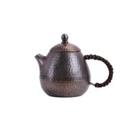 MotiveTech Théière En Cuivre Artisanale Service à Thé Chinois Petite Vaisselle pour Bureau, Array, Couleur Antique
