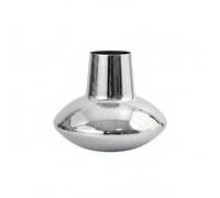 MotiveTech Vase Décoratif Vase Centre de Table Récipient Floral Accessoire Maison en Acier Inoxydable à Effet Réfléchissant pour Ambiance Apaisée Ligne Adapté au