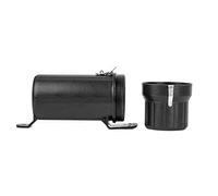 MOTO4U Tube à outils universel étanche pour moto tout-terrain - Boîte de rangement pour réparation de documents - Noir - Avec anneau de verrouillage antivol - 110 mm