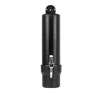 MOTO4U Tube à outils universel étanche pour moto tout-terrain - Boîte de rangement pour réparation de documents - Noir - Avec anneau de verrouillage antivol - Taille S - 80 mm