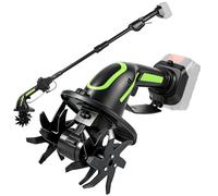 Motobineuse électrique compatible avec Makita 21V | Cultivateur électrique 2-en-1 pour Jardin et pelouse avec Profondeur de Travail de 10 cm, Largeur de Travail de 10 cm