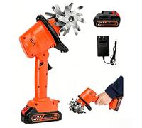 Motobineuse Electrique sans Fil,21V Portable Motoculteur avec 1 Batterie Et Charge,235 RPM,Largeur/Profondeur De Travail 10/10 Cm,pour Cultivateur pour Yard, Culture du Sol