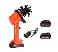 Motobineuse Electrique Sans Fil, 21V Portable Motoculteur sur Batterie, 235 RPM Petite Motobineuse Électrique, Largeur/Profondeur de Travail 10/10 cm, Cultivateur pour Potager, Yard, Culture du Jardin